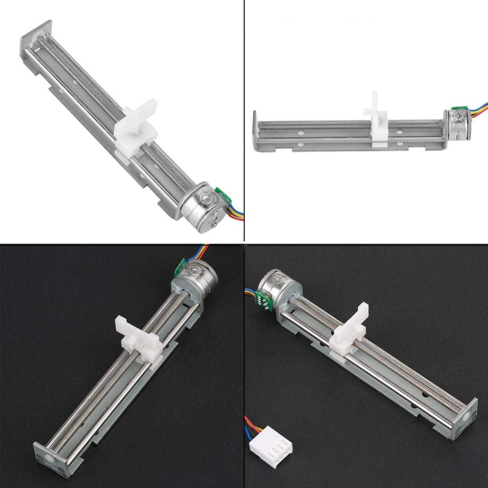 Stepper Motor, D8-MOTOR80 DC12V Moving 0.25mm One Step Stepper Motor with Linear Screw Nut Slider for DIY IR Engraving Machine,etc