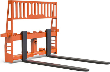 45" 4000 lbs Pallet Forks Frame Attachment & 48" Forklift Blades | with 3 Spear Sleeves