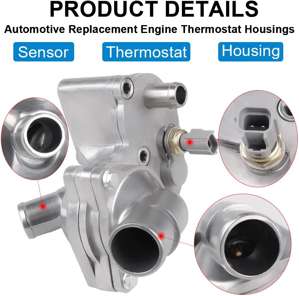 2L2Z8592BA Aluminum Thermostat Housing Compatible with 2002-2010 Explorer