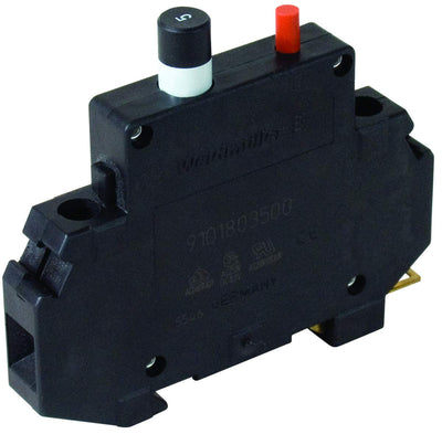 WEIDMULLER - 9101903500 - Thermal Magnetic Circuit Breaker 10 A 65 VDC DIN Rail 1 Pole 250 VAC CB4200 Series-6pack