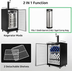 Commercial Draft Beer Kegerator, Keg Refrigerator for D System