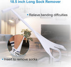 Sock Aid for Putting On Socks Kit,4.0 Inch Sock Helper for Seniors