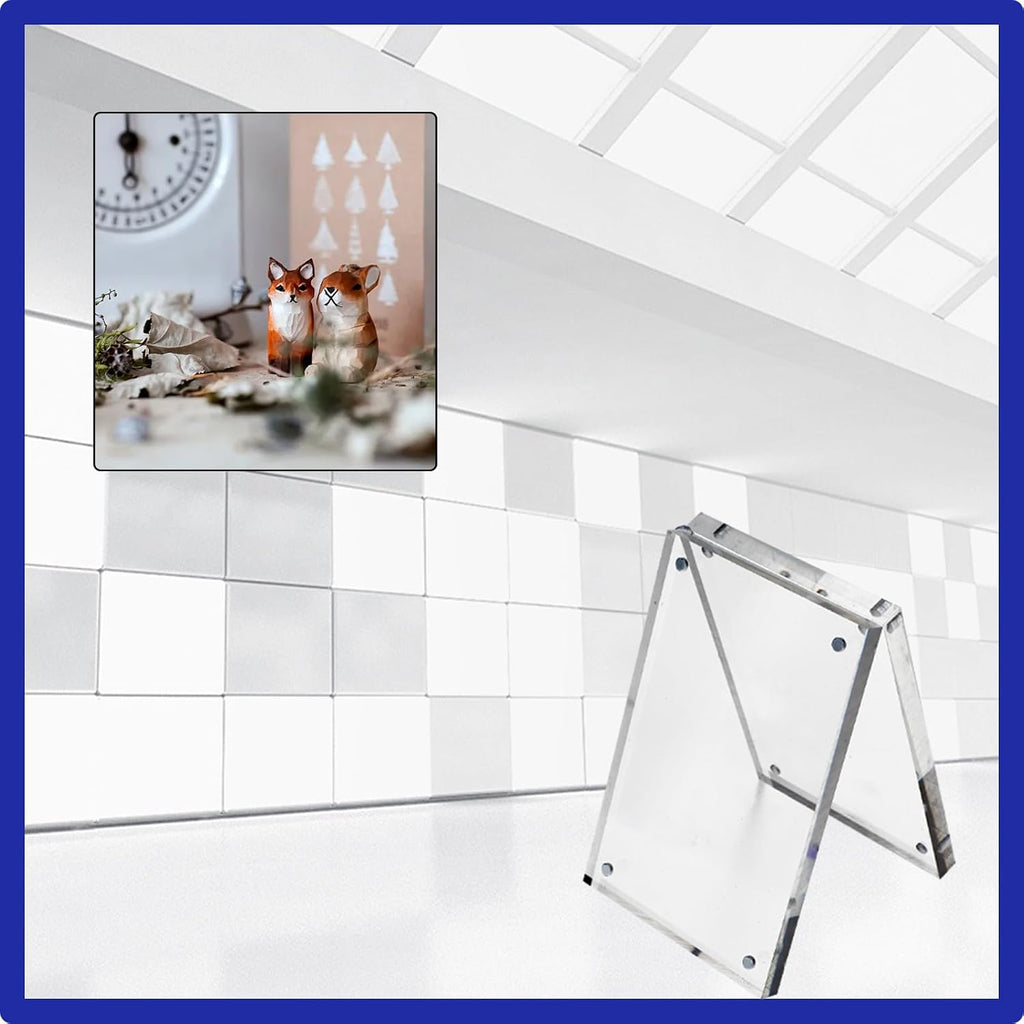 Acrylic Sign Holder, Poster Double-Sided Display Stand For Countertops, Acrylic Stands For Display In Offices