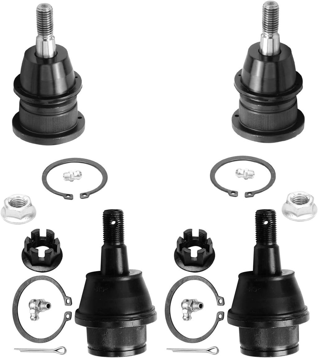 Detroit Axle - 4pc Front Ball Joints for 1999-2006 Chevy Silverado 1500