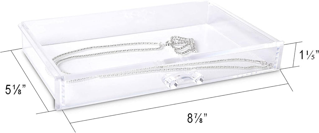 Acrylic Jewelry Box,5-Layer Jewelry Organizer with Drawers | Jewelry Storage for Rings Earrings