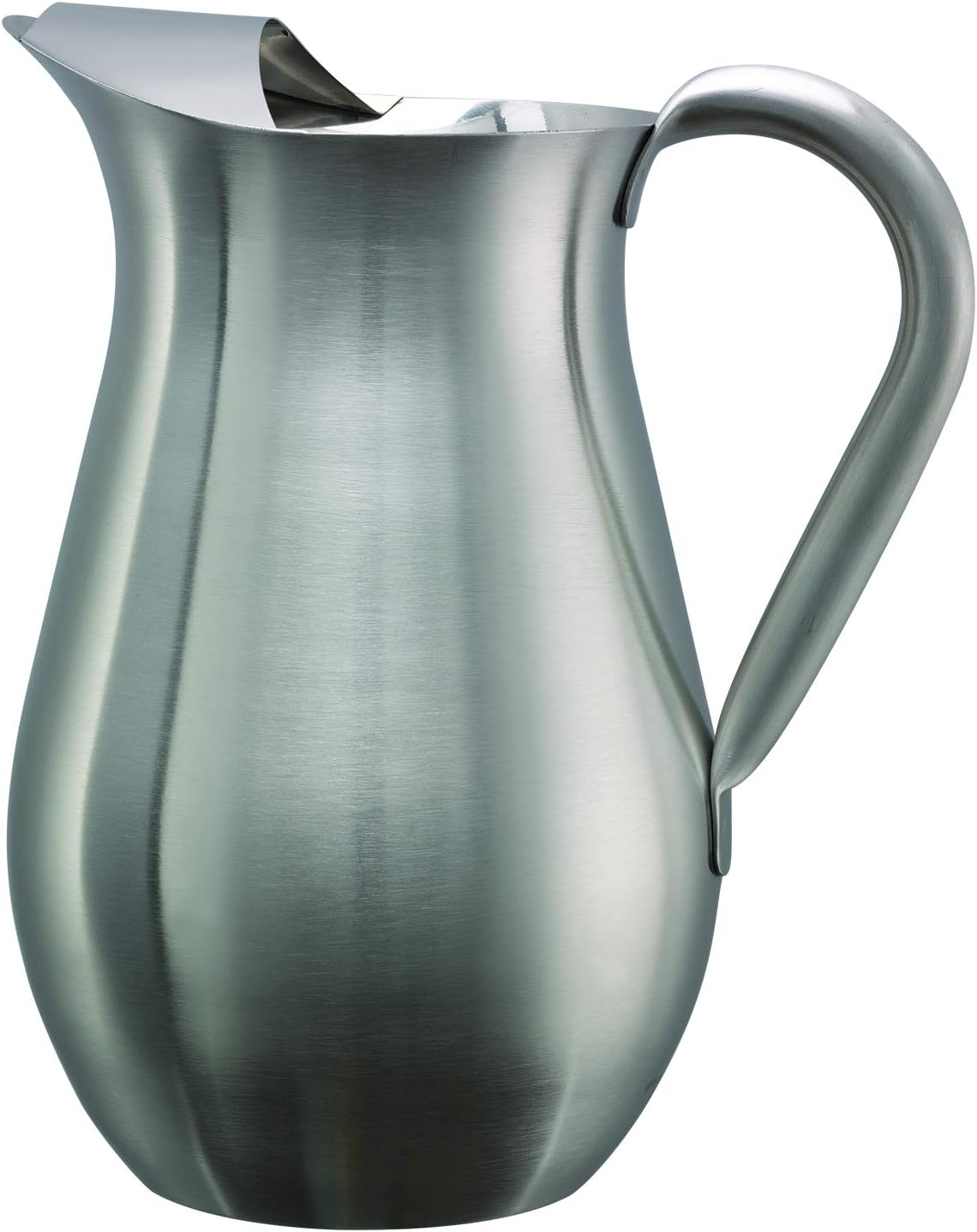 Bell Pitcher with Ice Guard, 67.6oz, Stainless Steel