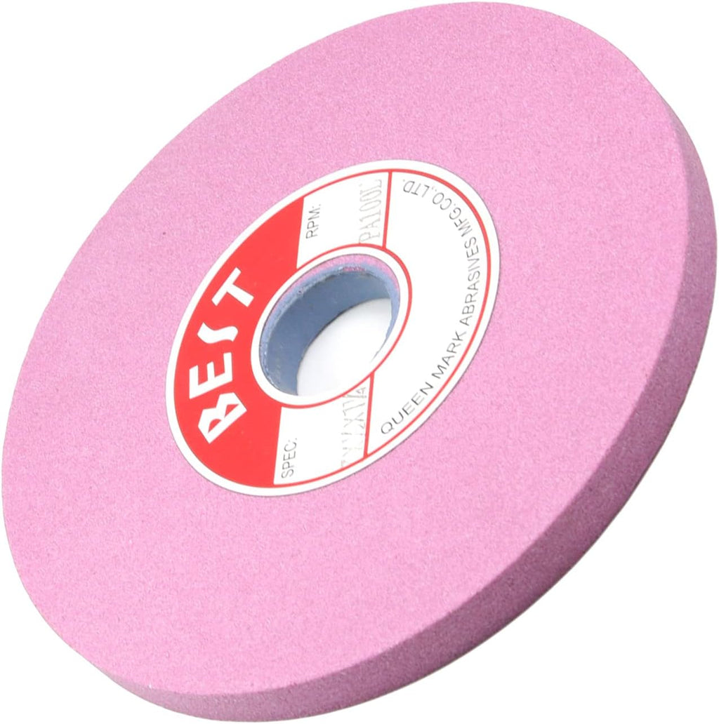7-Inch 100-Grit Bench Grinding Wheel Chrome Corundum