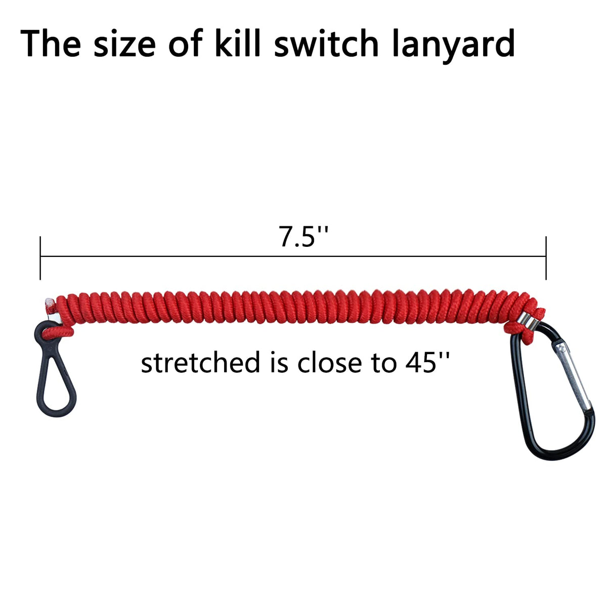 8M0092850 Boat Safety Kill Stop Switch Connector Lanyard Cord