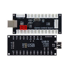 2 Player Arcade Game DIY Kit Arcade Matt Frosted Black Button Twins USB Encoder Zero Delay 4&8 Way Arcade Fighting