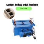 Concrete Block Machine, 110V 550W Hollow Soil Block Forming Machine Making