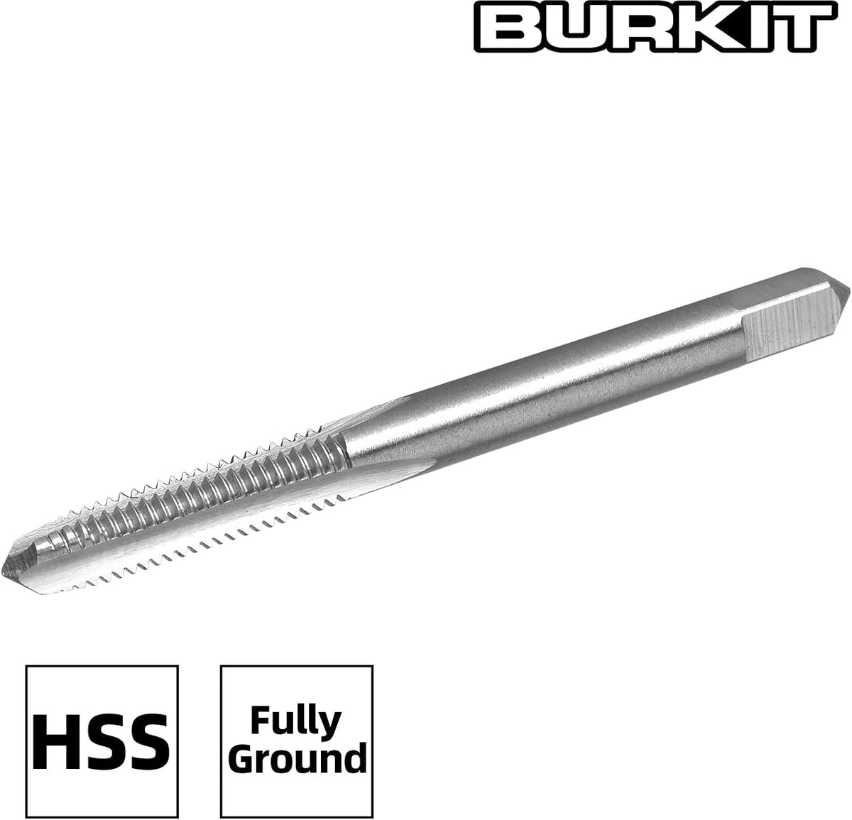 Burkit 2pcs No 6-32 UNC Thread Tap Right Hand