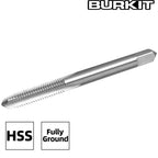 Burkit 2pcs No 5-40 UNC Thread Tap Right Hand
