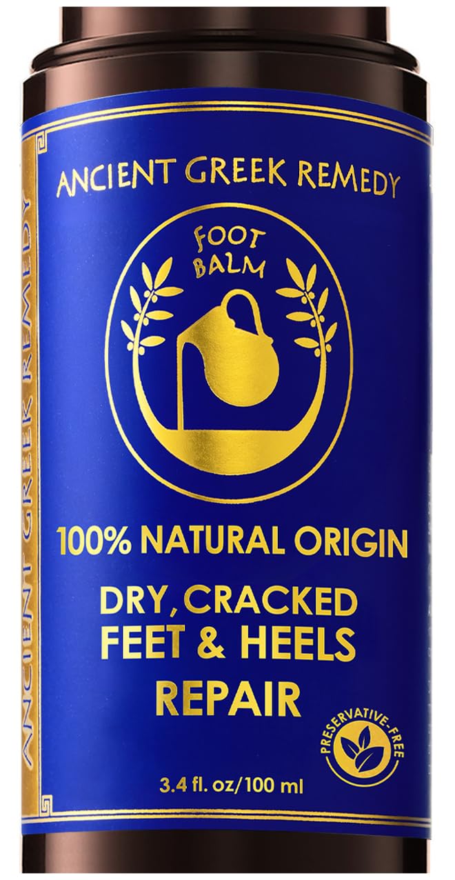 Dry Cracked Heel Repair Balm, Organic Foot Cream for Dry Feet & Callus | Deeply Moisturizes & Softens Dry Cracked
