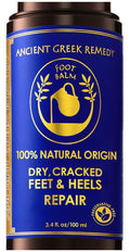 Dry Cracked Heel Repair Balm, Organic Foot Cream for Dry Feet & Callus | Deeply Moisturizes & Softens Dry Cracked