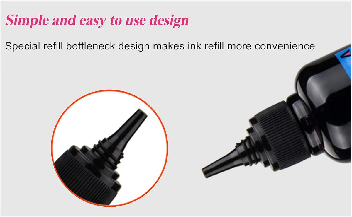 Ink Refill kit 5x100ml for Canon 250 251 270 271 280 281 1200 2200 PG240 CL241 PG245 CL246 PG210 Refillable Ink