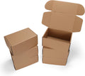 9x6x4 inch Cardboard Shipping Boxes, Set of 6 Gift Boxes, Brown | Single Corrugated, DIY Cardboard, Easy Fold, Shape