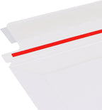 200 Pack 9.8x 6.5 Inch Rigid Mailers, 250 gsm Self Seal White Cardboard Envelopes, Stay Flat Envelopes for Files