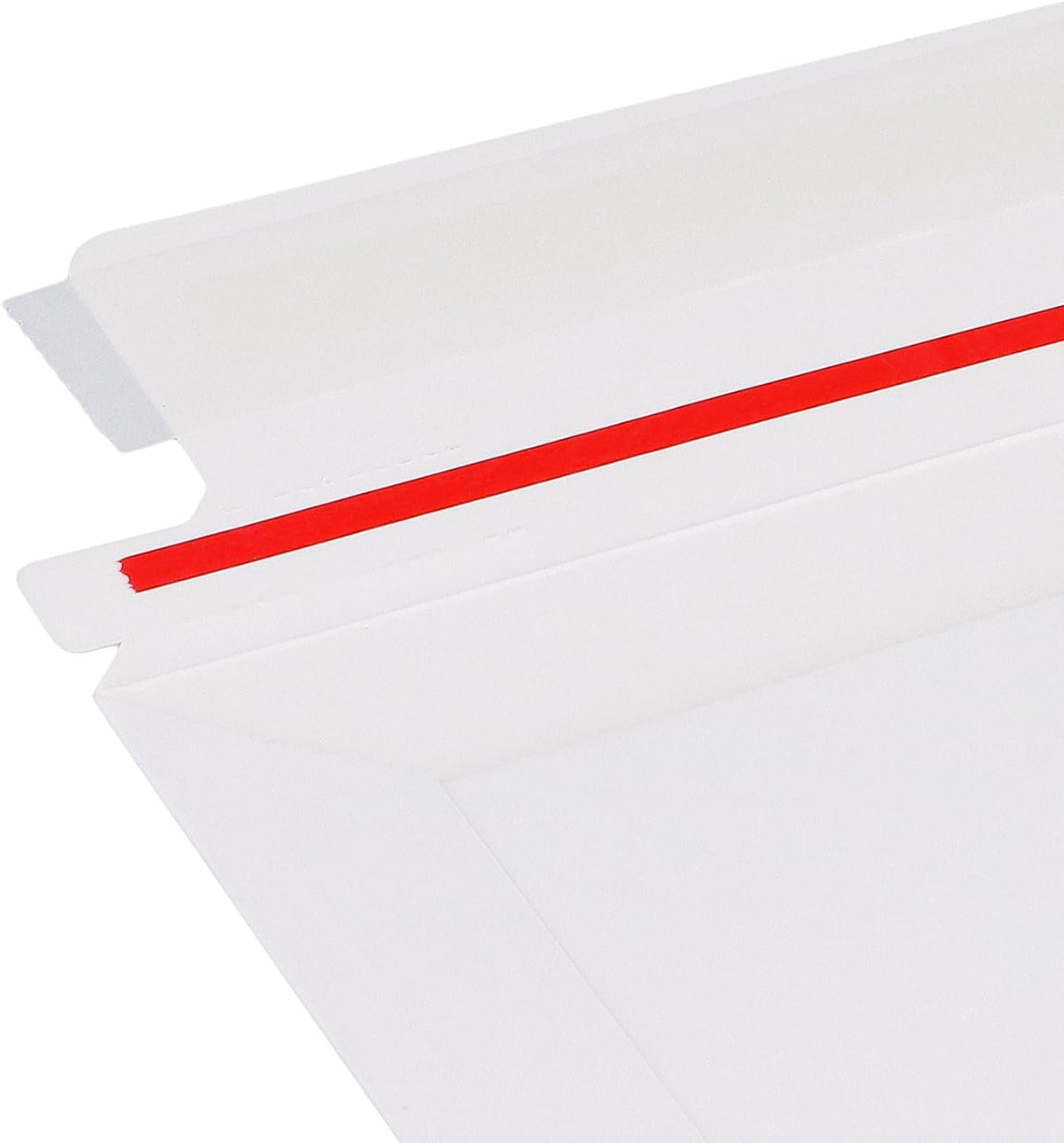 200 Pack 9.8x 6.5 Inch Rigid Mailers, 250 gsm Self Seal White Cardboard Envelopes, Stay Flat Envelopes for Files