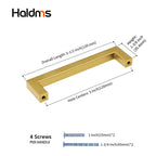 Gold Cabinet Handles 5 Inch Brushed Gold Cabinet Handles 30 Pack