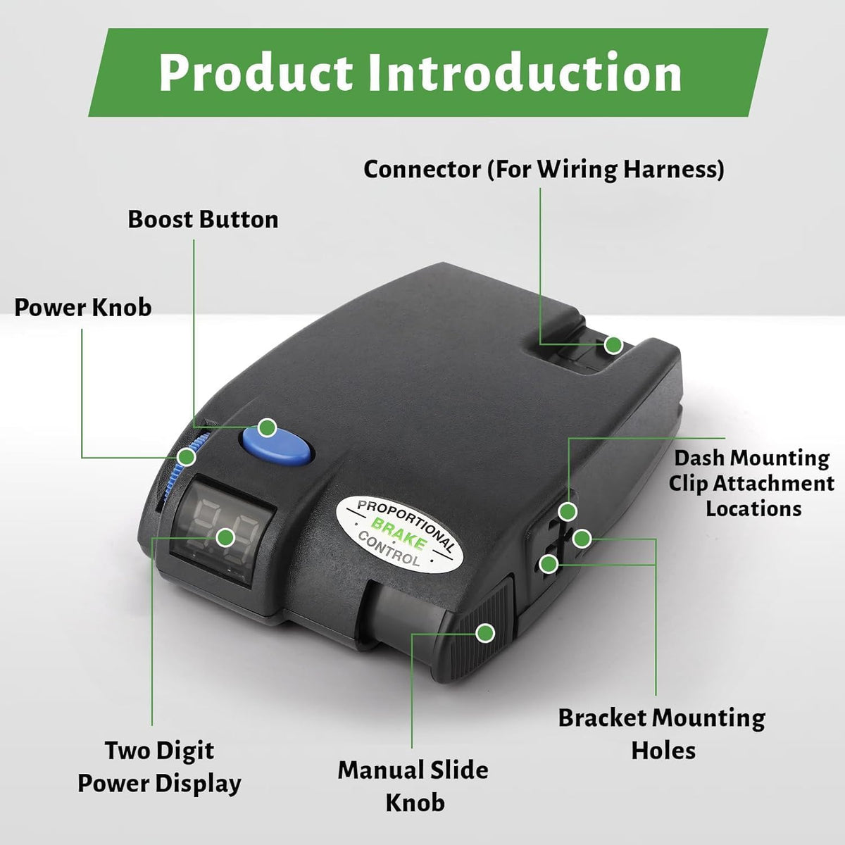 Trailer Brake Controller Compatible with Tekonsha 90160 Primus IQ
