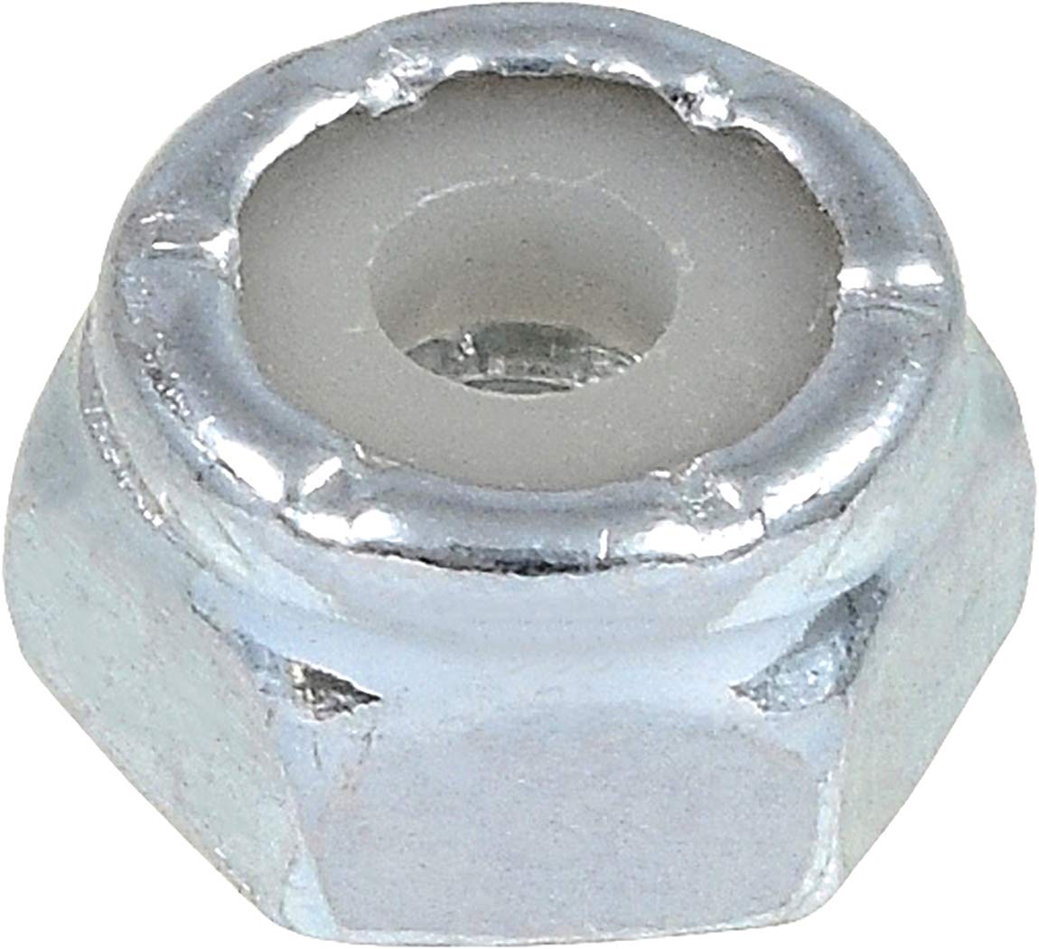 Hillman Zinc-Plated Steel Nylon Insert Stop Lock Nuts #6-32 Coarse Thread