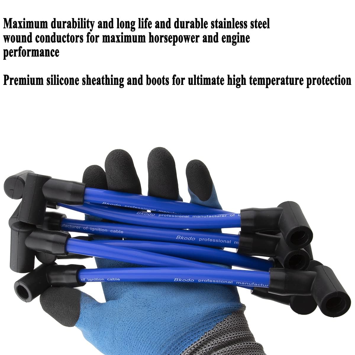 6Pcs Johnson Marine Spark Plug Wire 6" High Performance Premium Replacement