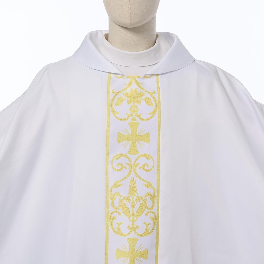 Catholic Priest Chasuble Church Ceremonial Mass Vestment Robe
