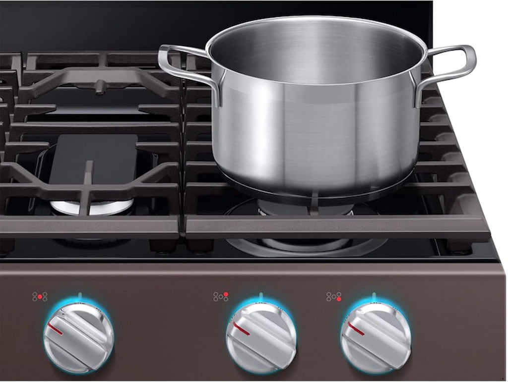 atgestore DG94-02141A Stove Knob Replacement for Samsung Stove Parts NX58M6630SS/AA NX58M6650WS/AA Samsung Assembly Gas Range Knobs Oven Knobs Cooktop Burner Control Knobs