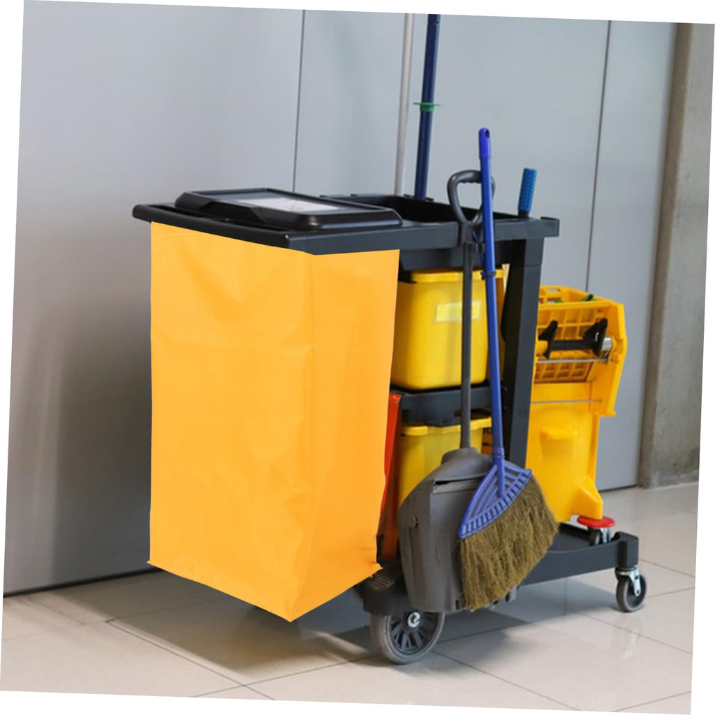 Splashproof Cleaning Cart Bag Canvas Replacement Pouch for Wet Rooms