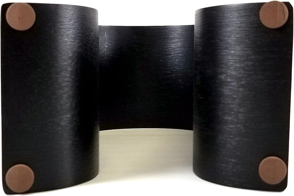 Black Headphone Stand | Wood Headphone Stand for Desk, Gaming | Omega Headset Stand
