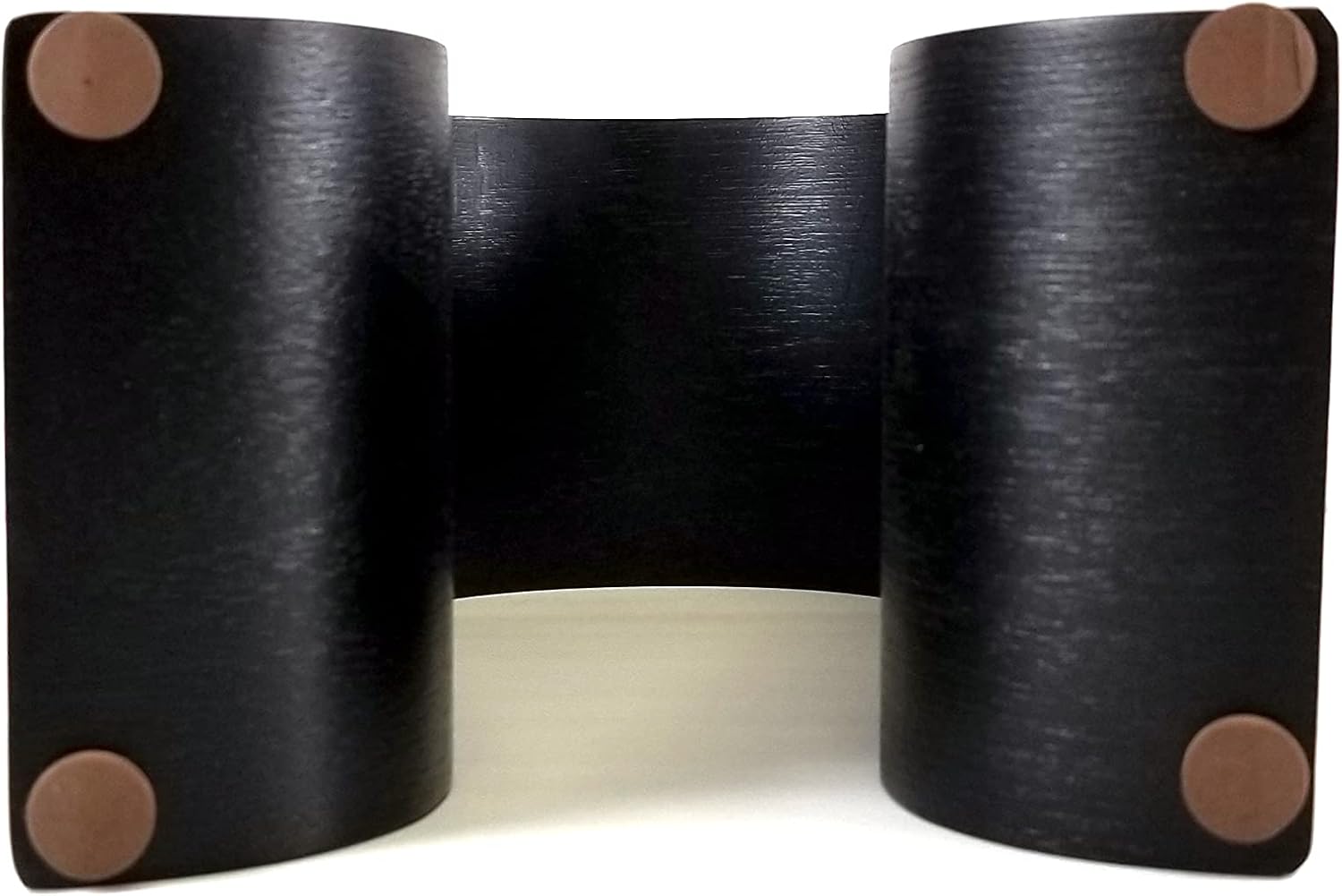 Black Headphone Stand | Wood Headphone Stand for Desk, Gaming | Omega Headset Stand