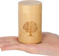 Small Bamboo Scattering Urn Tube for Human Ashes Mini Bamboo Spreading Cremation Tube Urn Keepsake Urn for Adult Male