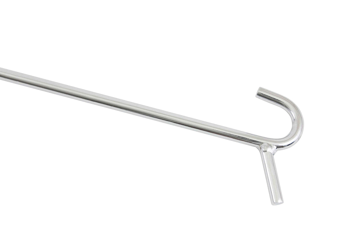 (10 Pack) Heavy Duty Chrome Fifth Wheel Pin Puller w/ Hook 34"
