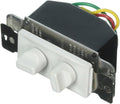 Legrand Dual Rotary Fan Speed & 300W Light Dimmer Switch, White 1-Pack