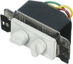 Legrand Dual Rotary Fan Speed & 300W Light Dimmer Switch, White 1-Pack