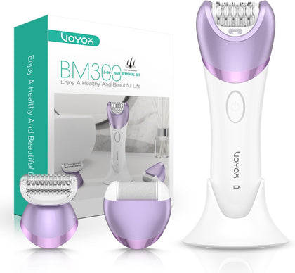 Epilator for Women, Cordless Epilators Hair Removal with 30 Tweezers | 3 in 1 Hair Removal Device for Leg Arm with