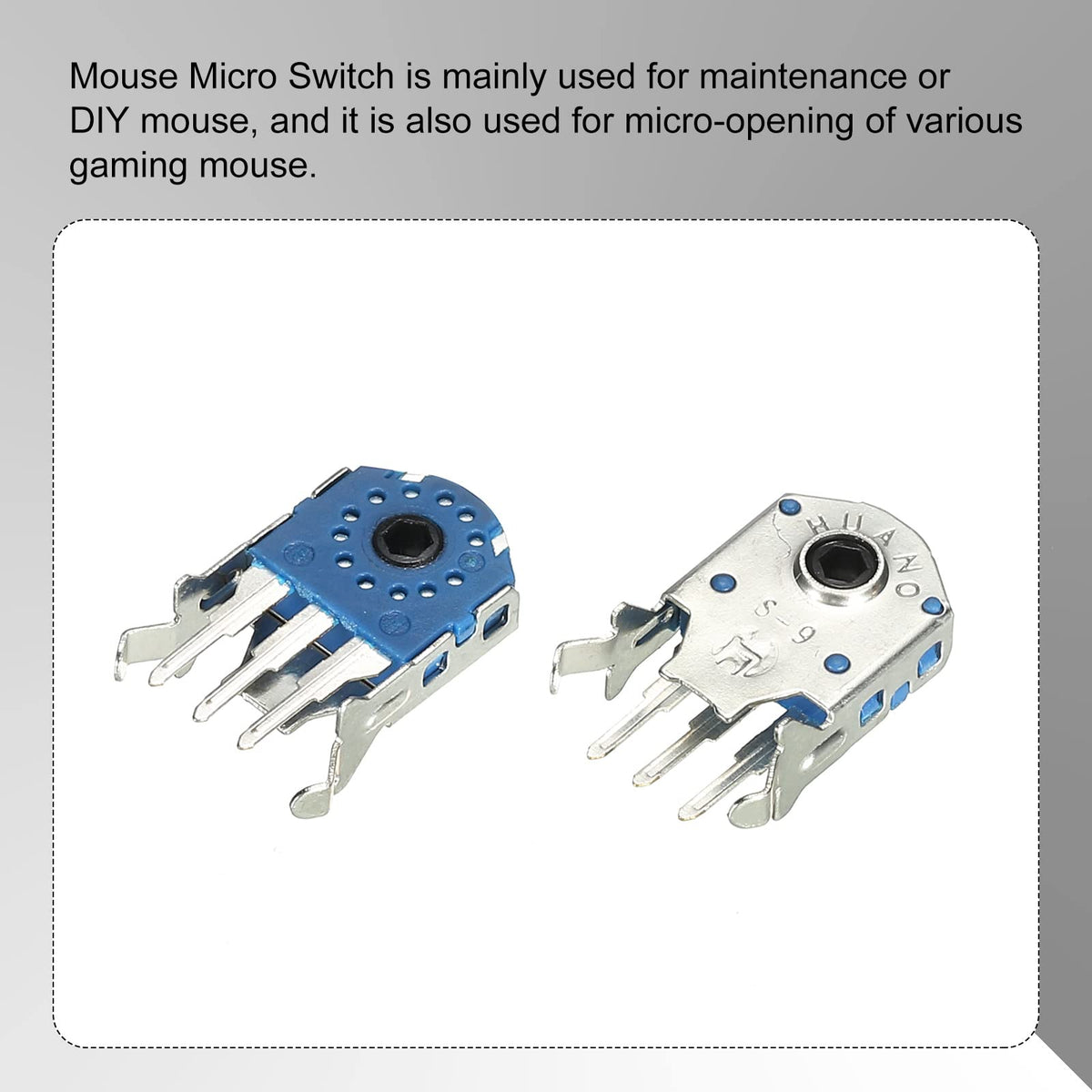 MECCANIXITY 5pcs Mouse Wheel Encoder 9mm 300W Time Accurate Decoder