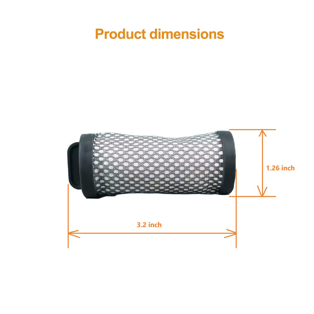 Feenynic 3Pack Hepa Filter Replacement Work with JIGOO T600 Mattress Vacuum