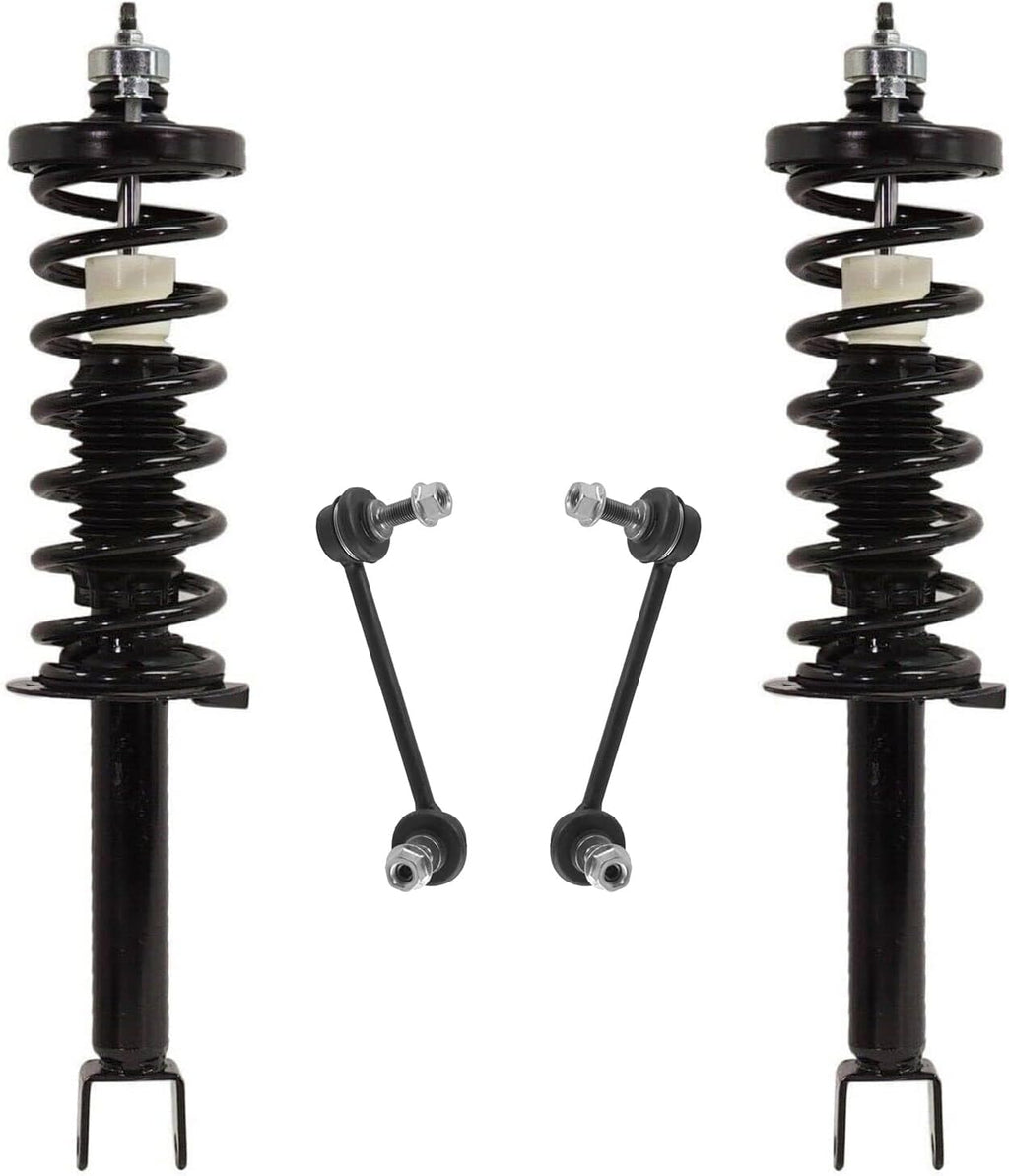 Detroit Axle - 4pc Rear Struts Sway Bar Links Kit for 13-17 Honda Accord