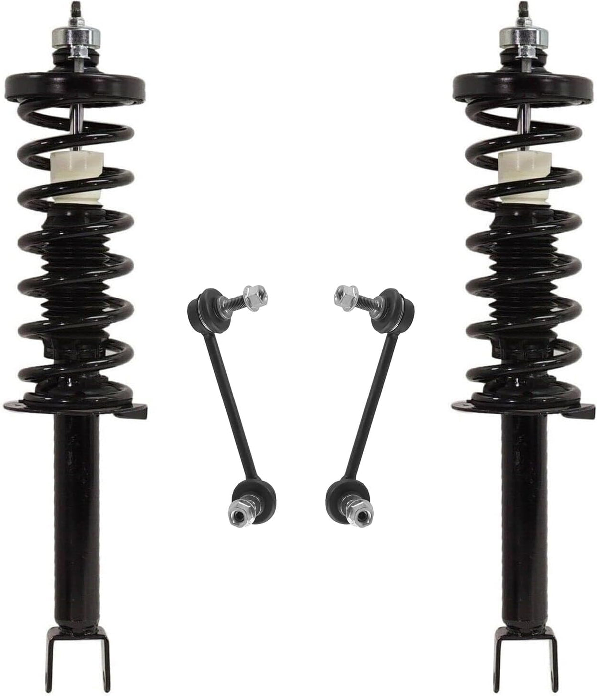 Detroit Axle - 4pc Rear Struts Sway Bar Links Kit for 13-17 Honda Accord