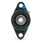 XIKE 2 Pcs UCFL201 Bore 12 mm Pillow Block Flange Mounted Ball Bearings.