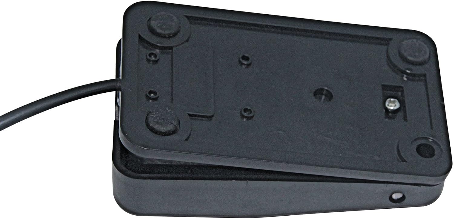 Foot Pedal,Foot Pedal Switch Power Supply Pedal Control with Clip Cord for Machine,Square-Plastic