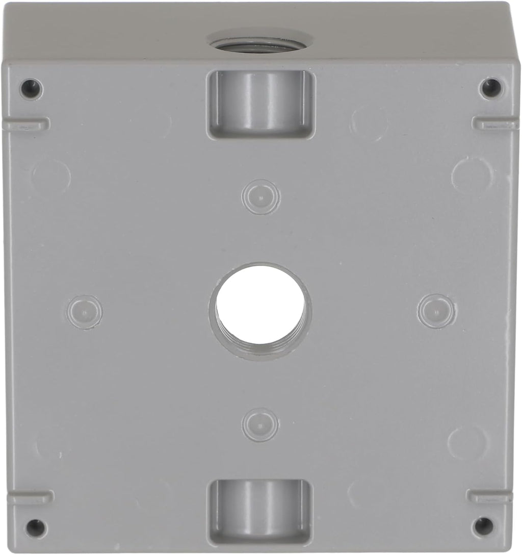 Bell Weatherproof 5333-0 2 - Gang Weatherproof 3 Outlet Box Gray