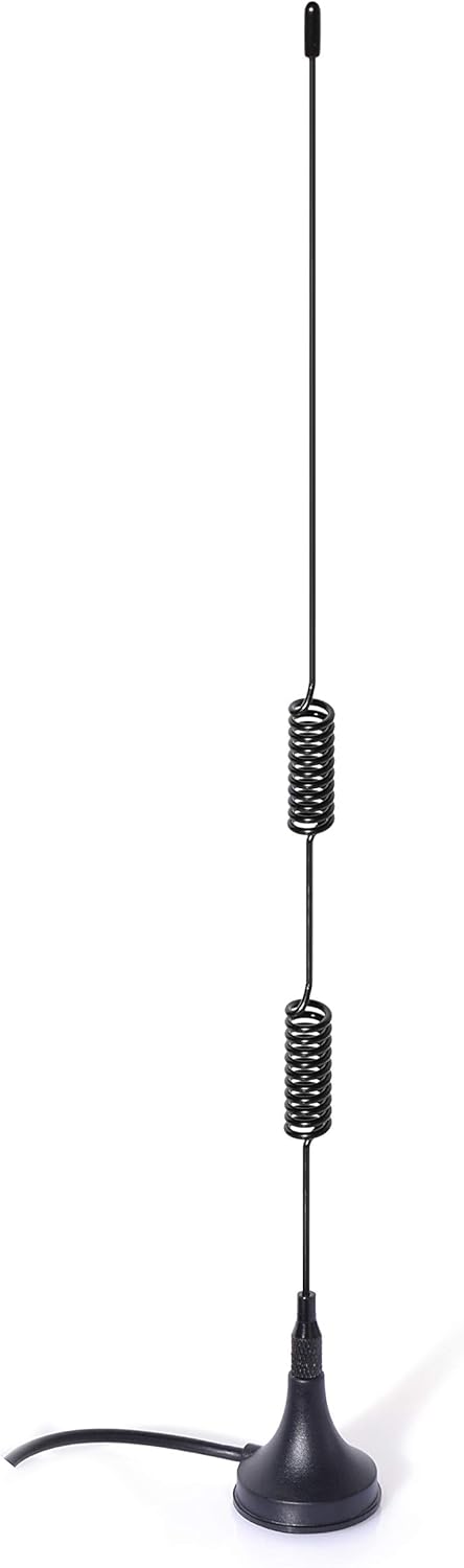 VHF UHF Ham Amateur Radio Police Scanner Antenna Magnetic Base BNC Male Antenna Compatible with Uniden Bearcat