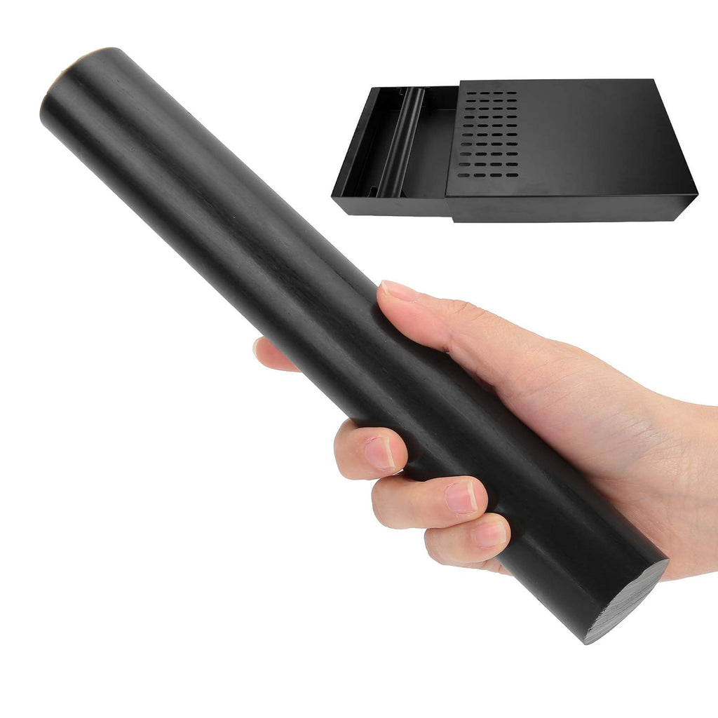 Coffee Knock Box Rod, Espresso Knock Box Bar Replacement Coffee Knock Box, Rubber Knock Box Bar Replacement for Drawer Type Knock Box Coffee Grounds Box (Black)