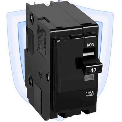 40Amp 2-Pole Circuit Breaker for QO240CP,Compatible with SD QO Load Center, CSED, and NQOD Distribution Panels,120/240 V,10kA