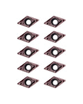 10Pcs DCMT070204 DCMT21.51 Carbide Turning Inserts
