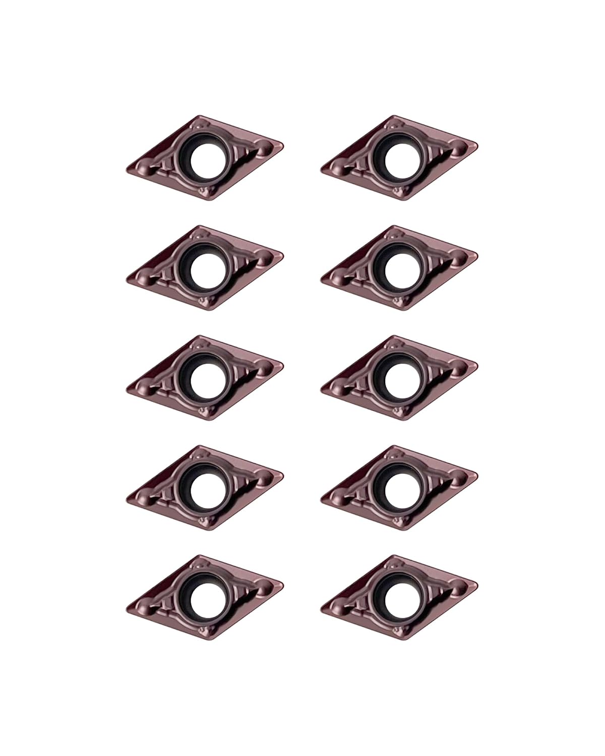 10Pcs DCMT070204 DCMT21.51 Carbide Turning Inserts