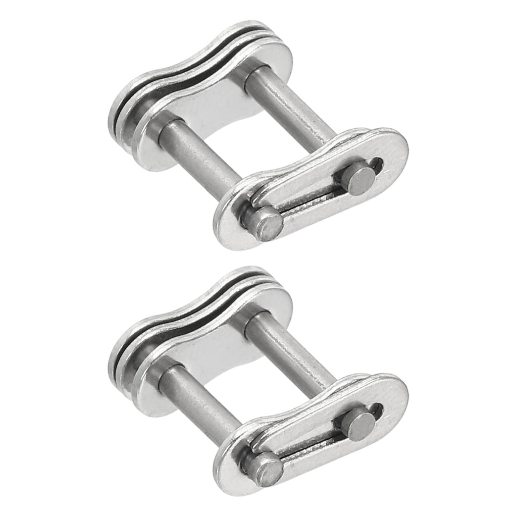 DTGN 2Pcs ISO(DIN) 04B-2 Roller Chain Connect Link, 6mm Pitch