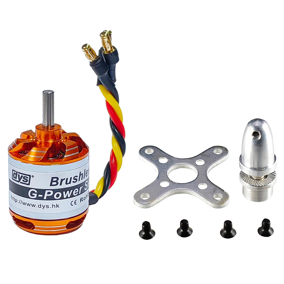 DYS D2836 1500KV/1120KV/880KV/750KV Brushless Outrunner Motor 2-4S for Multicopter RC Aircraft Fixed-Wing UAV (D2836 1120KV)